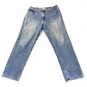 Vtg LL Bean Classic Fit Men's Jeans 37x32 Straight Leg Med Wash Denim 90s